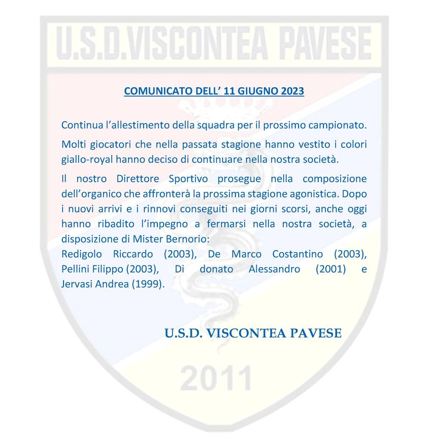Usd Viscontea Pavese